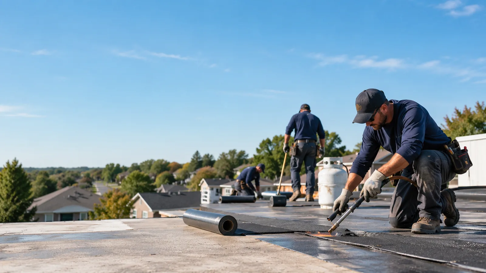 Flat Roof Leak Repair providers in Wrights, IL